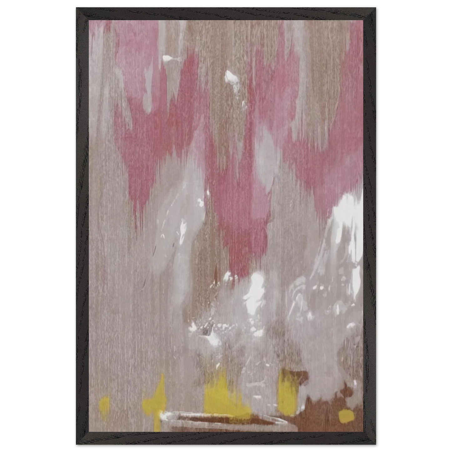 Helen Frankenthaler - Tales of Genji IV - 1998 Wall art - 45x60 cm / 18x24 inches - Premium Wooden Framed Poster With Fine Art Paper - Wood frame