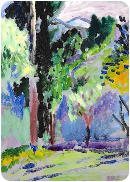 PAYSAGE A COLLIOURE 1905 By Henri Matisse Pack of 10 Post Cards | Henri Matisse Post Cards | A6 (10.5 x 14.8 cm) - 4.1 x 5.8 inches