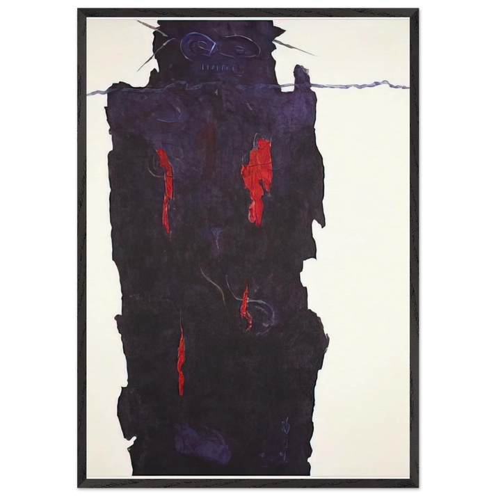 Infinity Field Torino Series 7 - 1986 - Theodoros Stamos 70x100 cm / 28x40 inches Framed Art Print – Black Wooden Frame