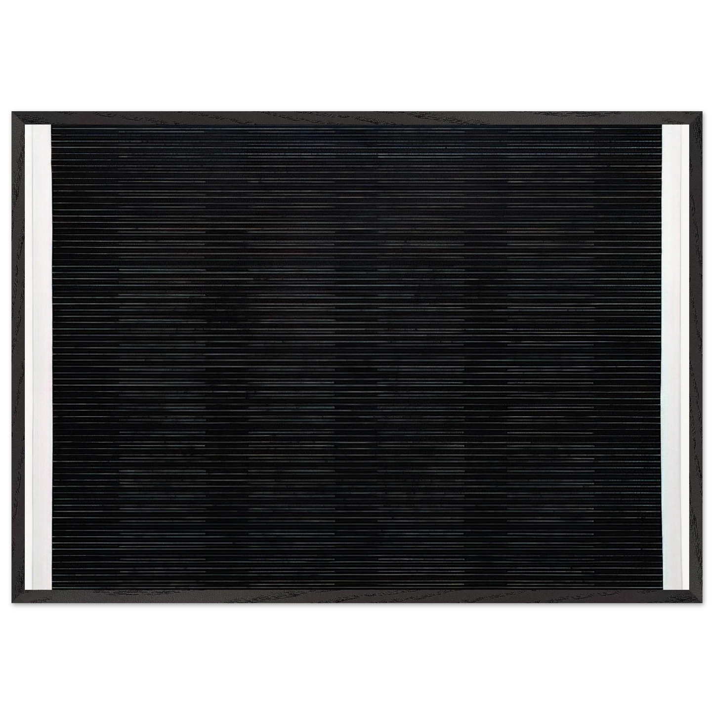 The Sea N1 - Agnes Martin Framed Art Print – Black Wooden Frame - Default Title - -Framed Art Print