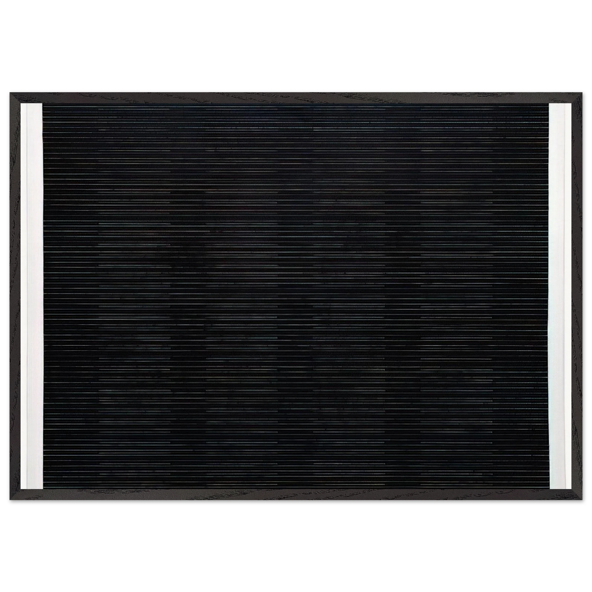 The Sea N1 - Agnes Martin Framed Art Print – Black Wooden Frame - Default Title - -Framed Art Print