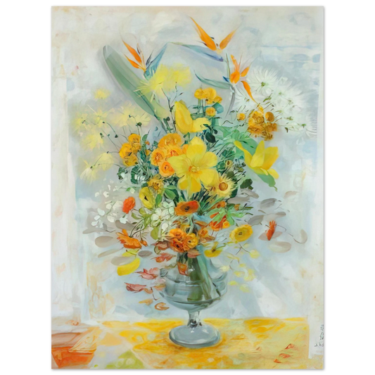 Le Pho - Yellow Lily - Post-Impressionism Fine Art Poster - Default Title