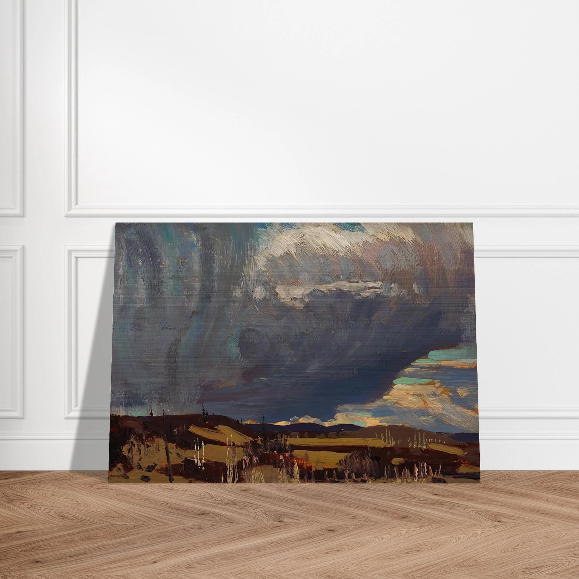 APPROACHING SNOWSTORM 1915 - Tom Thomson Brushed Aluminum Print - 70x100 cm / 28x40 inches | Tom Thomson Aluminum Print | Tom Thomson Prints