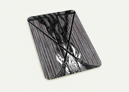 INITIAL T By MC Escher Pack of 10 Post Cards | MC Escher Post Cards | A6 (10.5 x 14.8 cm) - 4.1 x 5.8 inches