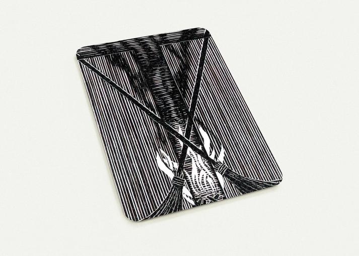 INITIAL T By MC Escher Pack of 10 Post Cards | MC Escher Post Cards | A6 (10.5 x 14.8 cm) - 4.1 x 5.8 inches