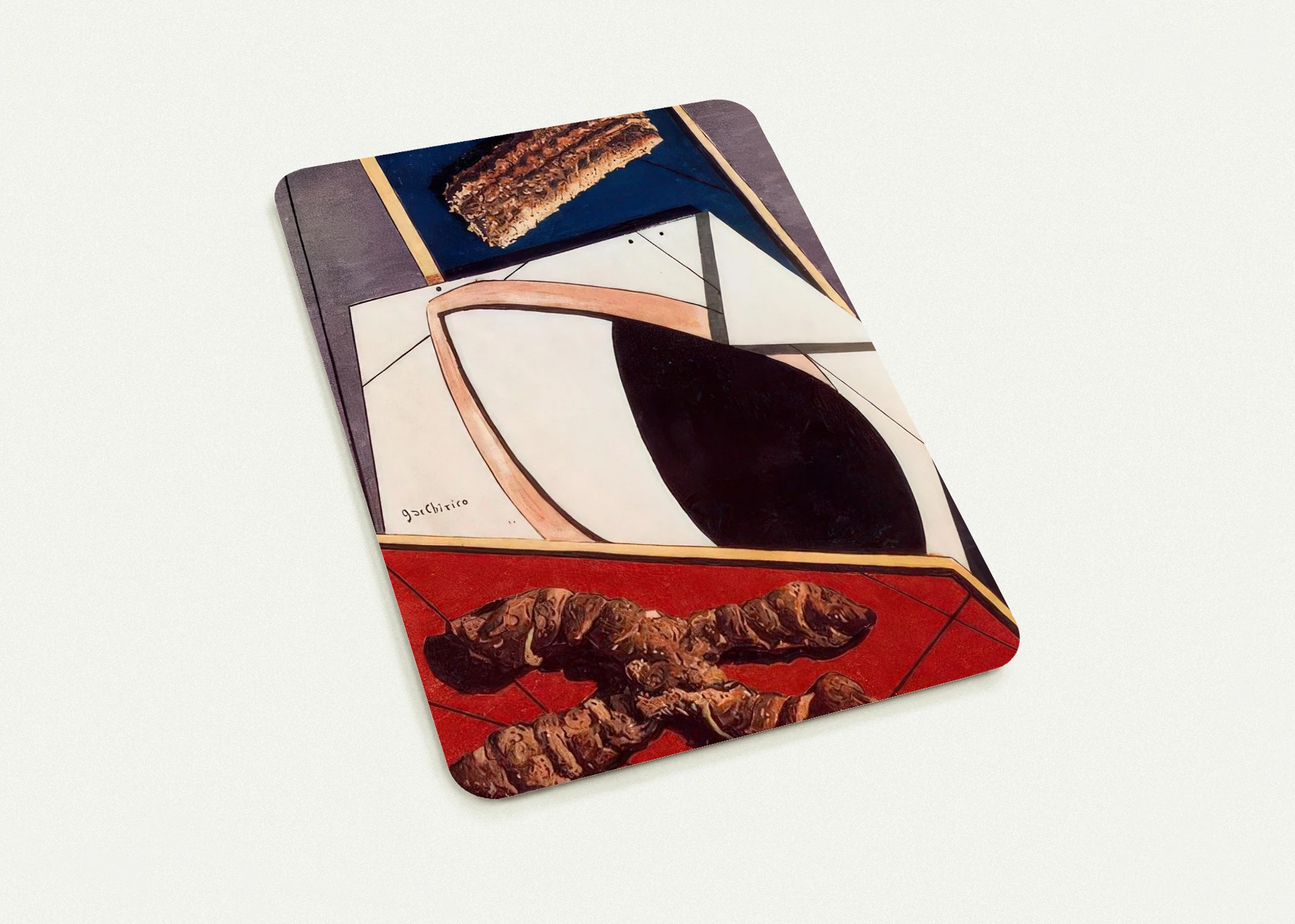 GREETINGS FROM A DISTANT FRIEND By Giorgio de Chirico Pack of 10 Post Cards | Giorgio de Chirico Post Cards | A6 (10.5 x 14.8 cm) - 4.1 x 5.8 inches