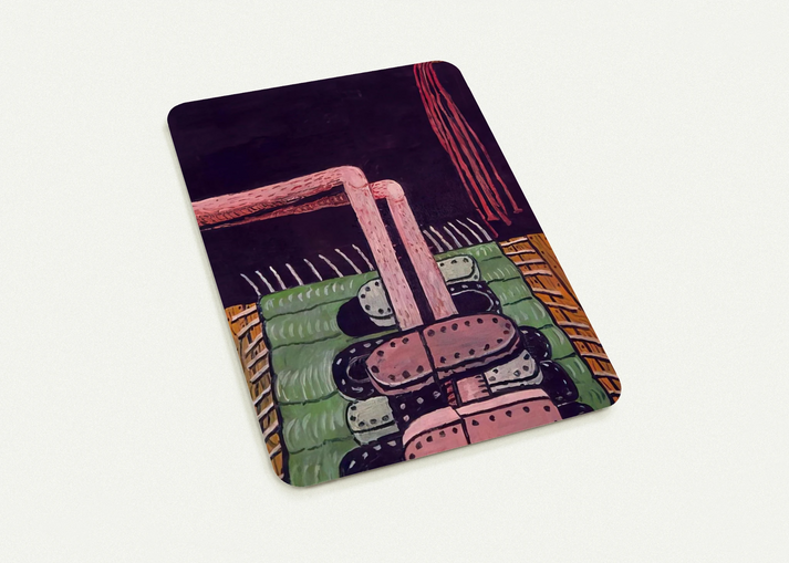 GREEN RUG By Philip Guston Pack of 10 Post Cards | Philip Guston Post Cards | A6 (10.5 x 14.8 cm) - 4.1 x 5.8 inches