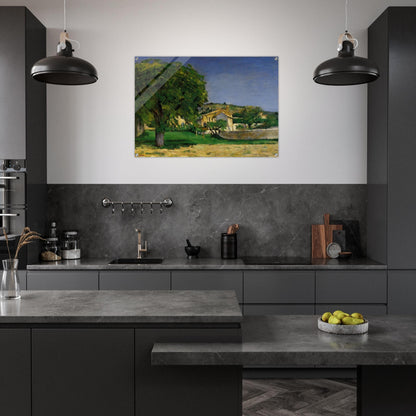 Chestnut Trees and Farmstead of Jas de Bouffin - Paul Cézanne Acrylic Print - 70x100 cm / 28x40″ inches