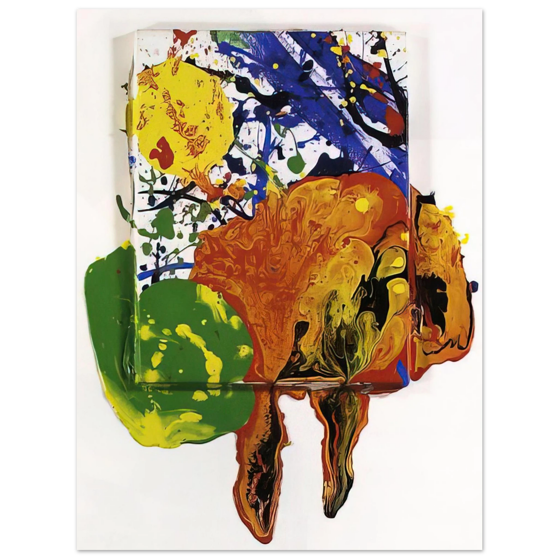 Sam Francis - Untitled  SFP89-105  Fine Art Poster - Default Title