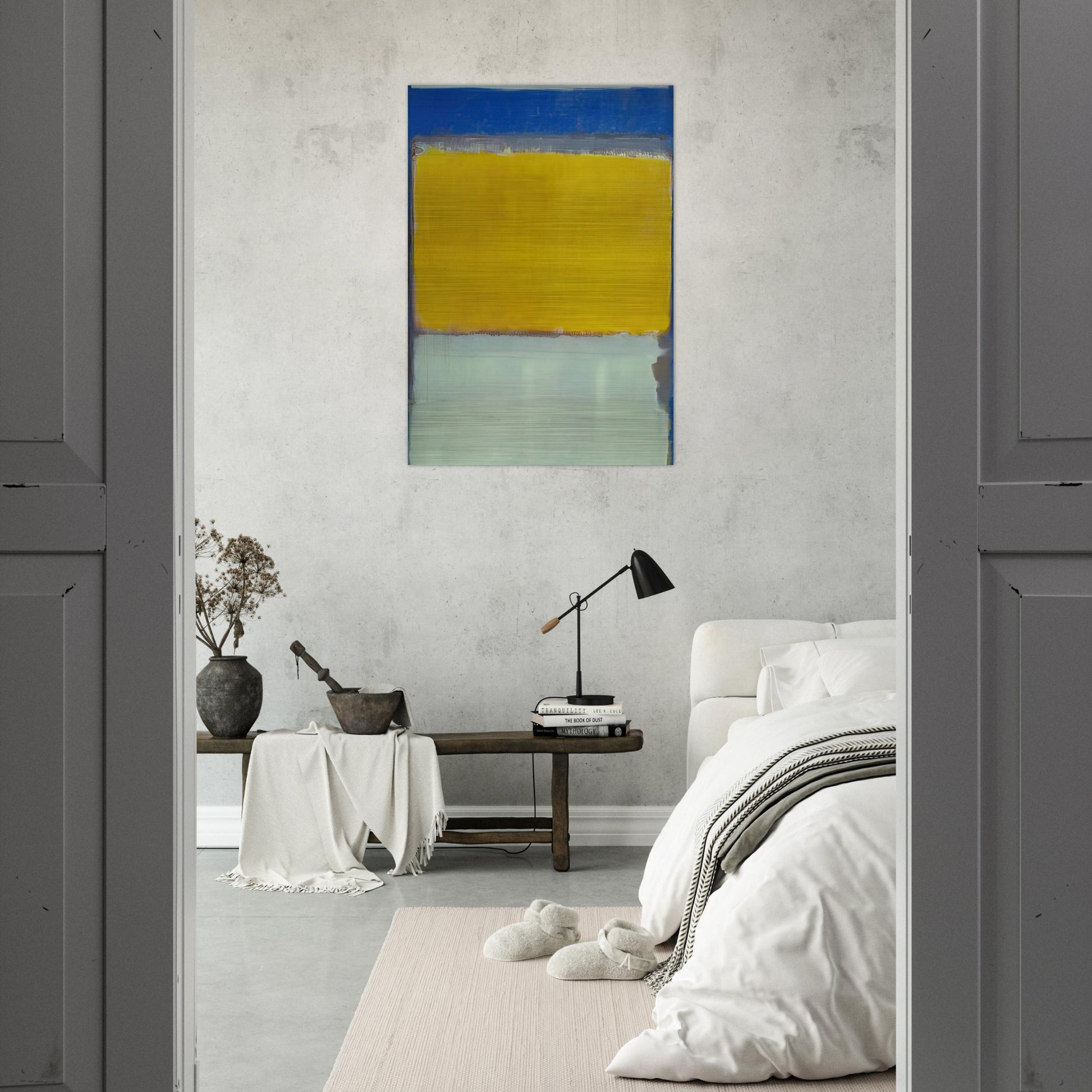 No.10 - 1950 - Mark Rothko Brushed Aluminum Print - 70x100 cm / 28x40 inches | Mark Rothko Aluminum Print | Mark Rothko Prints