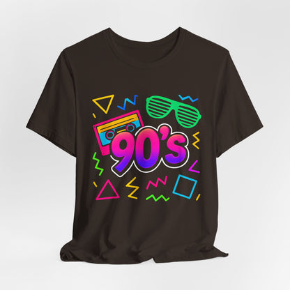 Musica old school anni '90 - vibrazioni arcade Classico anni '90 Vintage. Anni '90 Retro Mi piacciono gli anni Novanta Maglietta