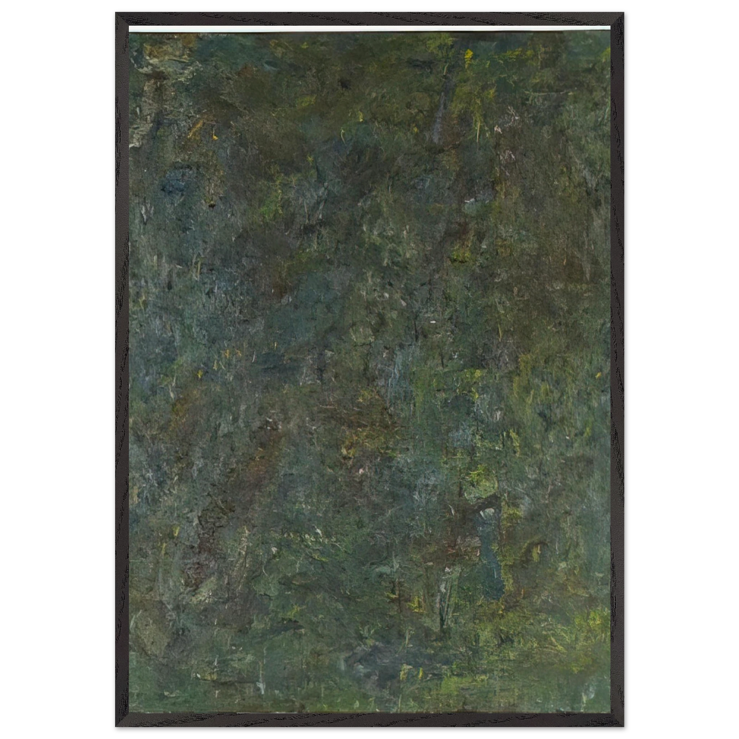 STRAW 1982 - Milton Resnick Framed Art Print – Black Wooden Frame - Default Title - -Framed Art Print