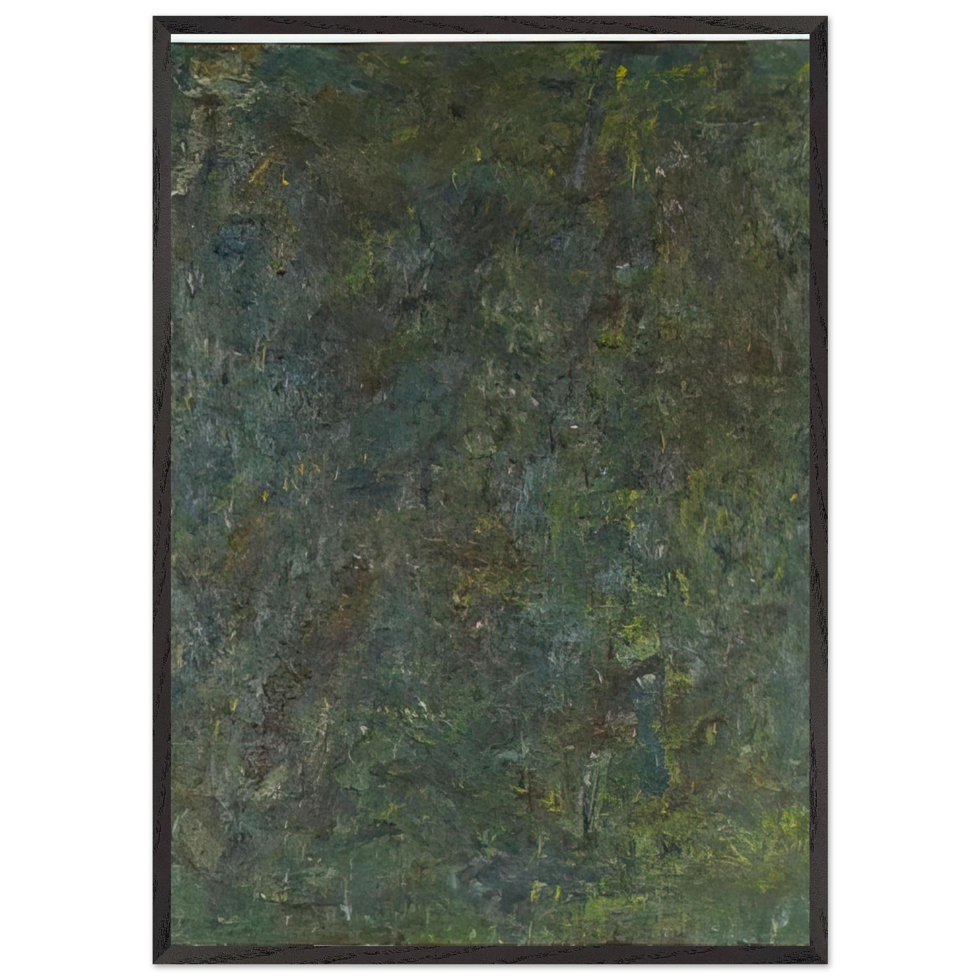 STRAW 1982 - Milton Resnick Framed Art Print – Black Wooden Frame - Default Title - -Framed Art Print