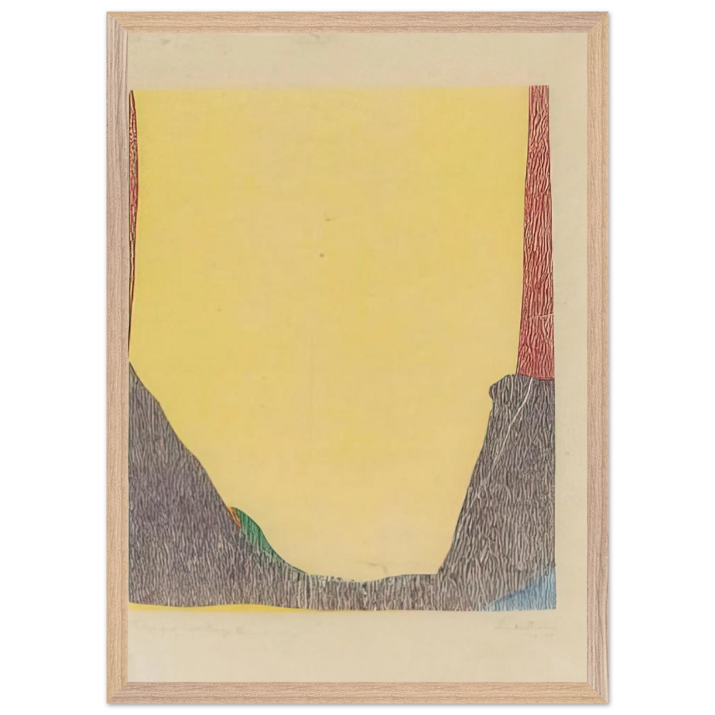 Helen Frankenthaler - East and Beyond - 1973 Wall art - 70x100 cm / 28x40 inches - Fine Art Poster - -
