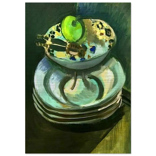 STILL LIFE WITH NUTCRACKER 1916 - Henri Matisse Brushed Aluminum Print - 70x100 cm / 28x40 inches | Henri Matisse Aluminum Print | Henri Matisse Prints