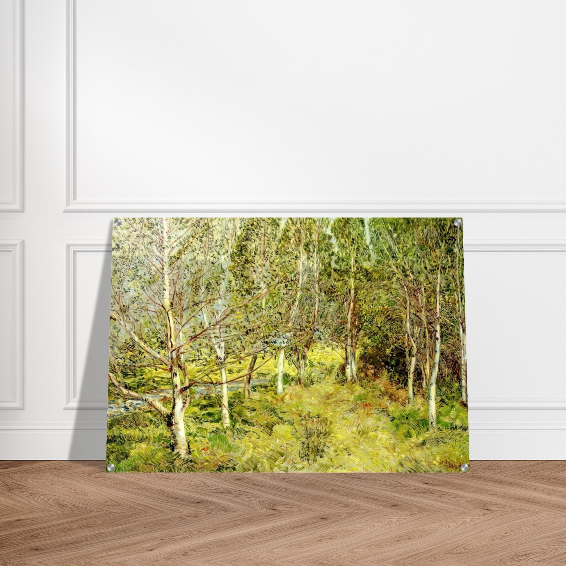 Spring Woods - Childe Hassam Acrylic Print - 70x100 cm / 28x40″ inches
