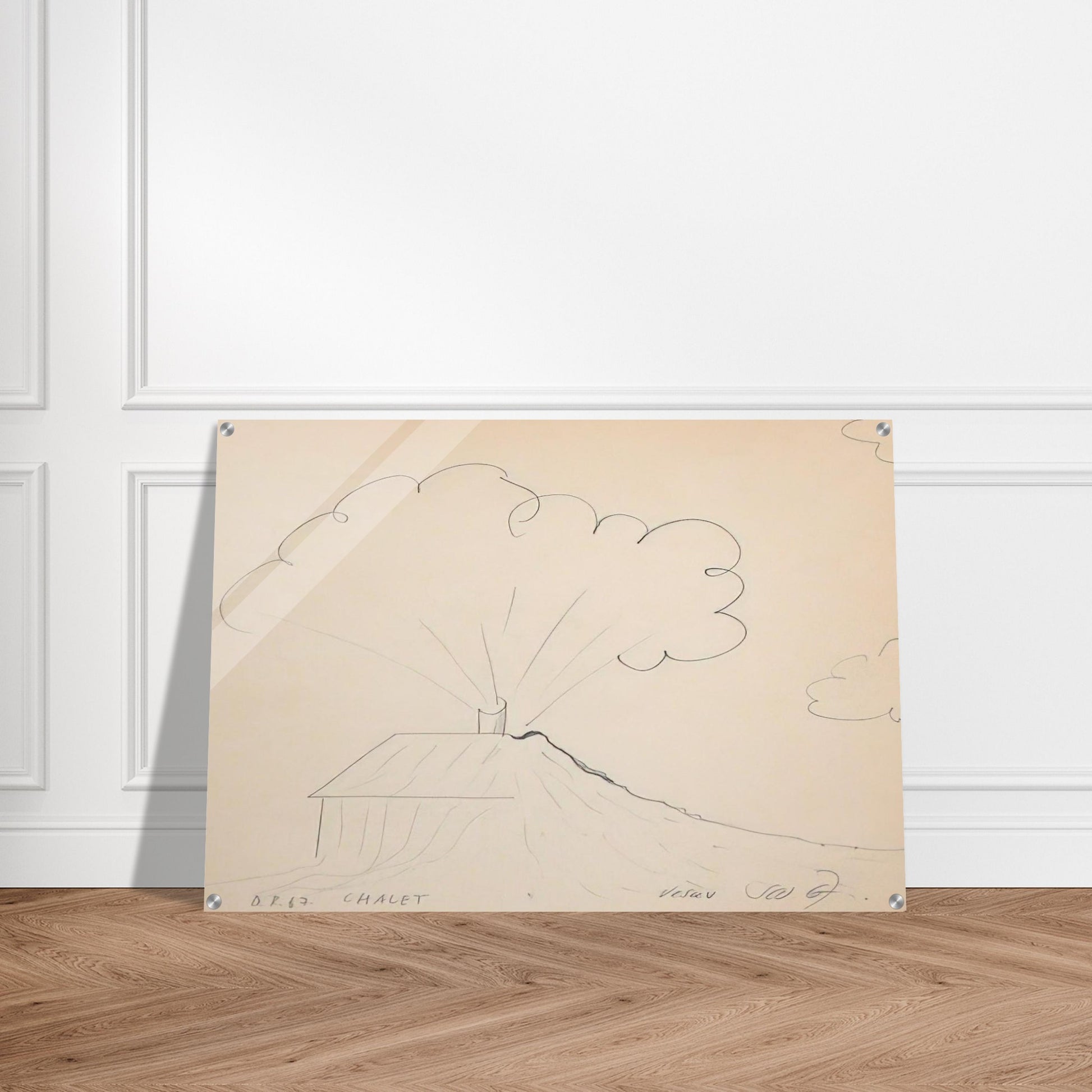 Chateau Vesuv - 1967 - Dieter Roth Acrylic Print - 70x100 cm / 28x40″ inches | Dieter Roth Wall Art | Dieter Roth Prints