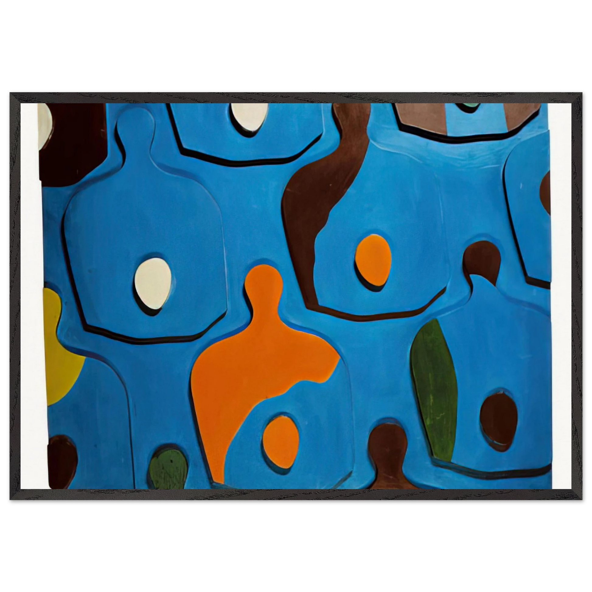 gg Board - Jean Arp Framed Art Print – Black Wooden Frame - Default Title - -Framed Art Print