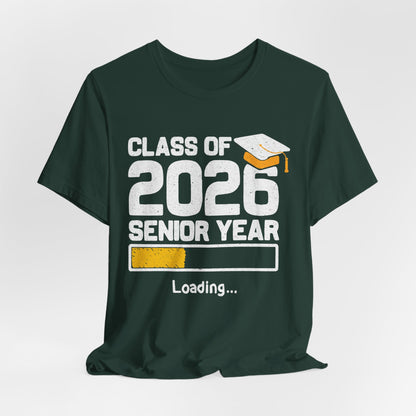 Class of 2026 Senior Year Tee, Graduation Shirt, Unisex Graduation Gift, High School Seniors Apparel, College Bound T-Shirt