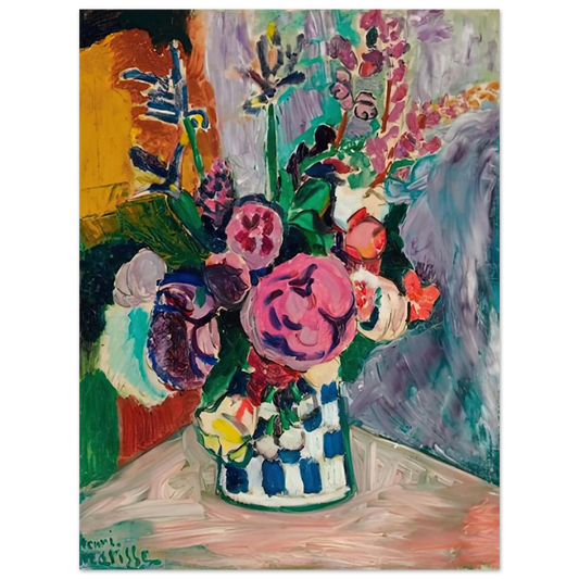 Henri Matisse - LES PIVOINES 1907 Fine Art Poster - Default Title