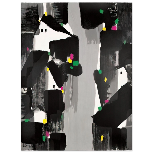 Wu Guanzhong - Houses of the South - 2007 Fine Art Poster - Default Title
