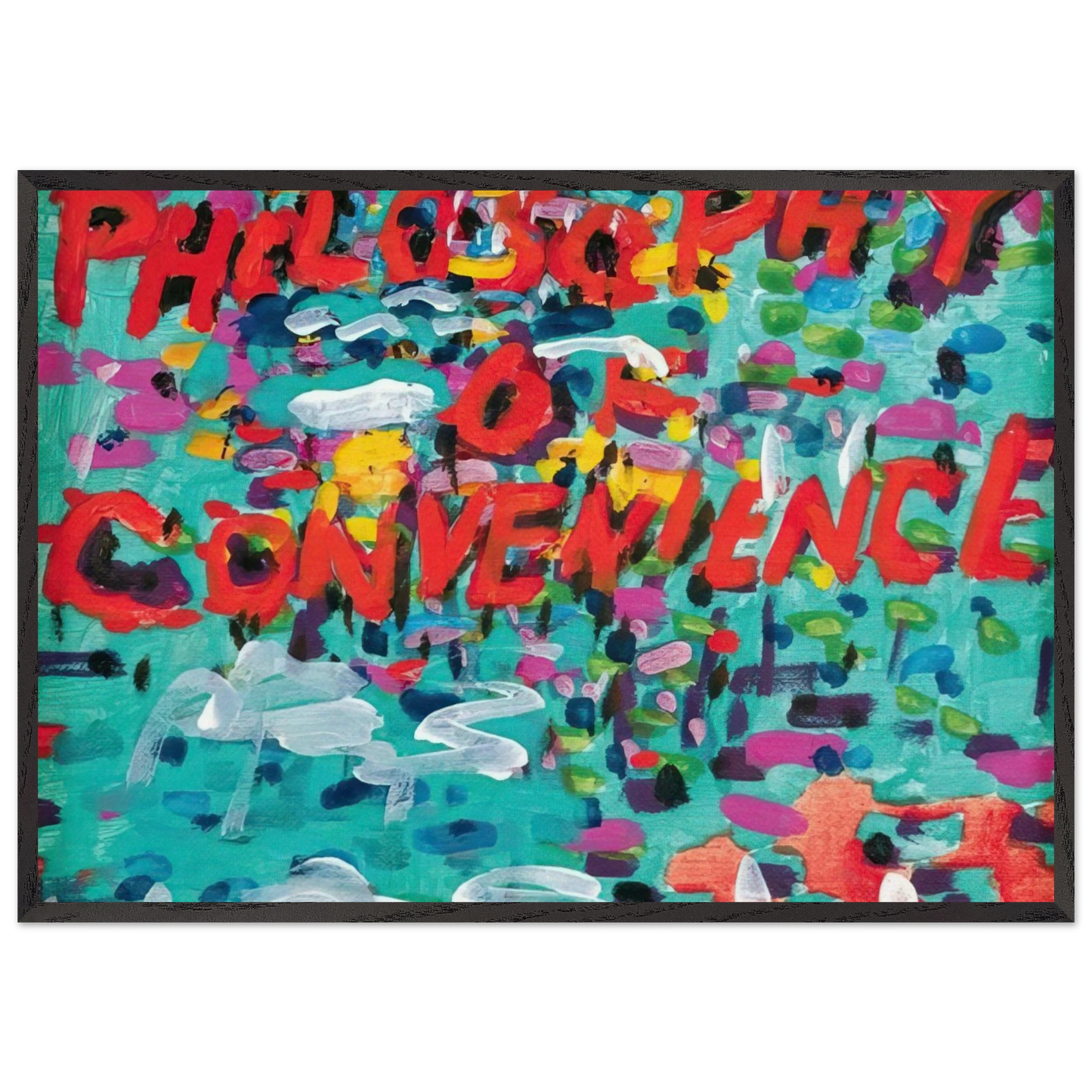 Philosophy of Convenience - 1988 - Paul Thek Framed Art Print – Black Wooden Frame - Default Title - -Framed Art Print