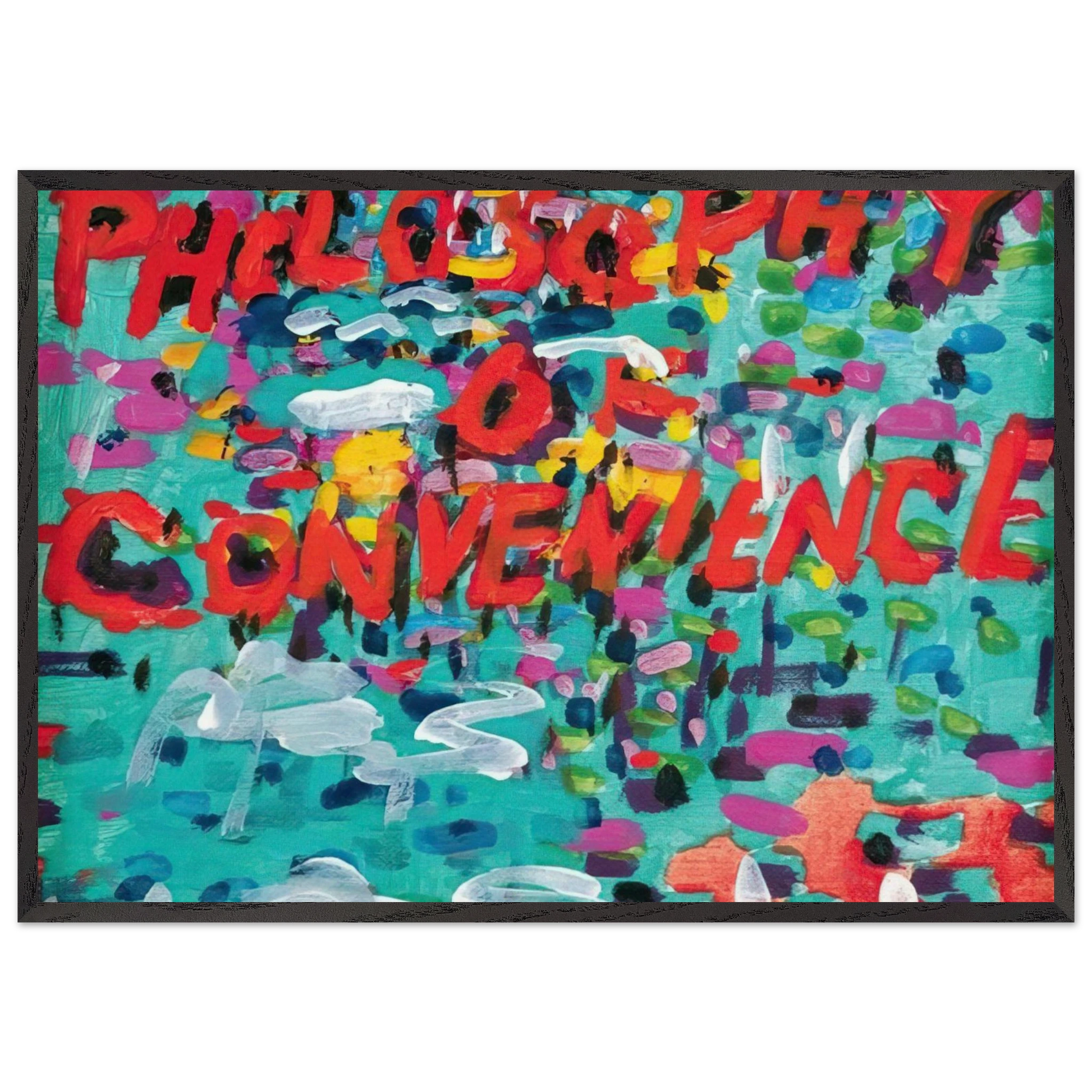 Philosophy of Convenience - 1988 - Paul Thek Framed Art Print – Black Wooden Frame - Default Title - -Framed Art Print