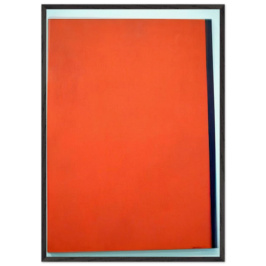 Eve - Barnett Newman Framed Art Print – Black Wooden Frame - Default Title - -Framed Art Print