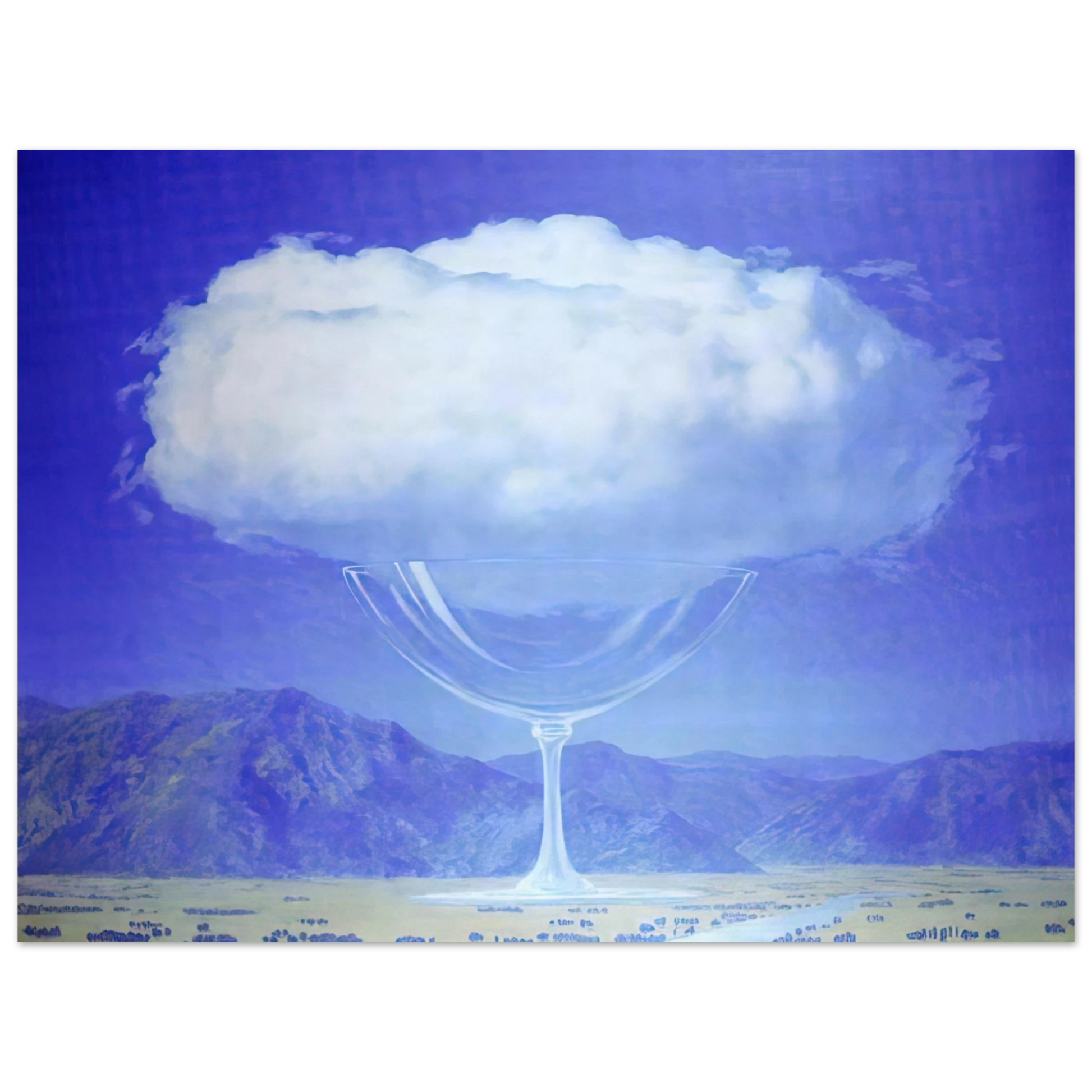 Rene Magritte - THE HEARTSTRINGS 1960 Fine Art Poster - Default Title