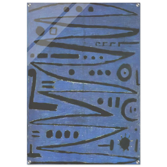 HEROIC FIDDLING 1938 - Paul Klee Acrylic Print - 70x100 cm / 28x40″ inches