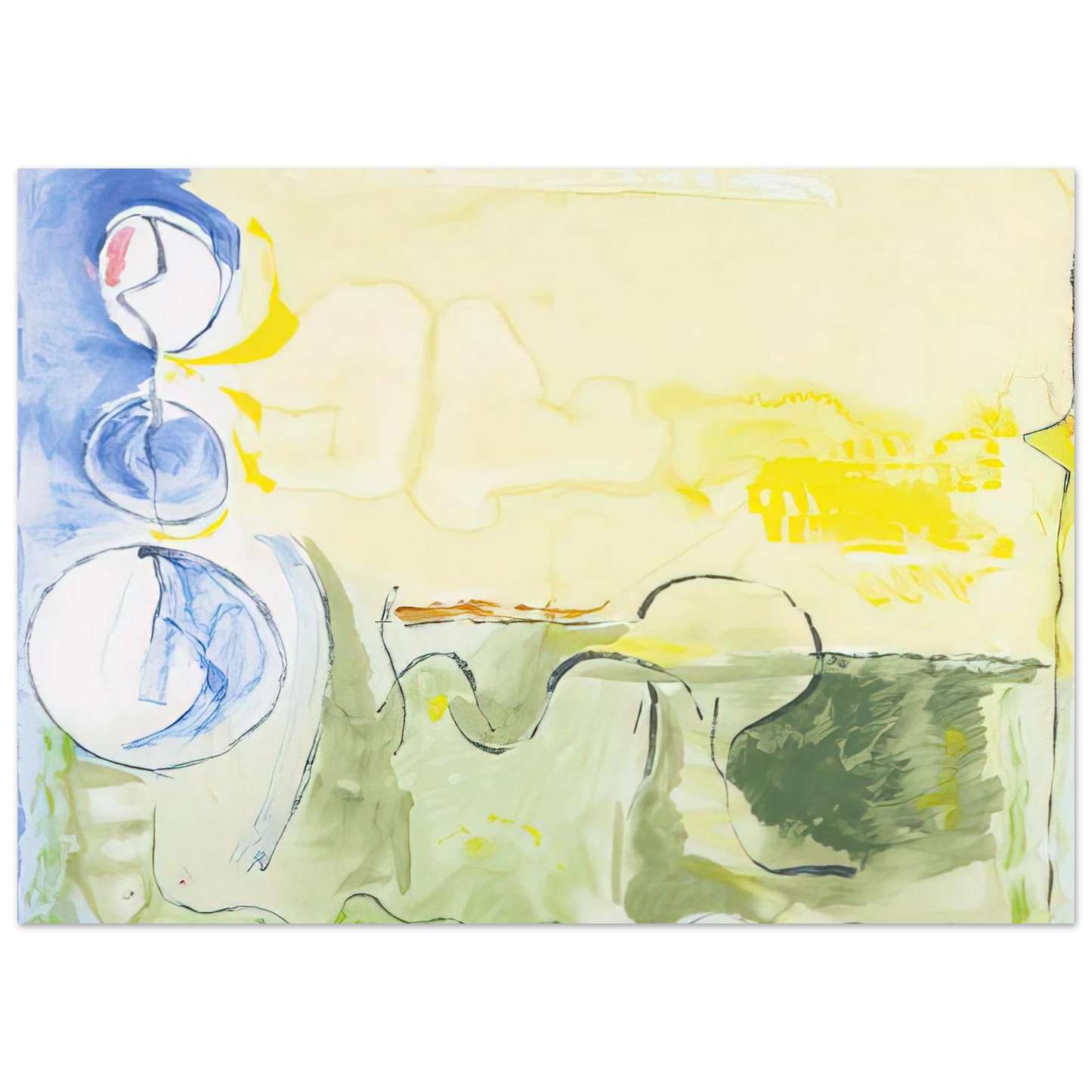 Helen Frankenthaler - Flotilla - 2006 Wall art - A1 (59.4 x 84.1  cm) - Fine Art Poster - -