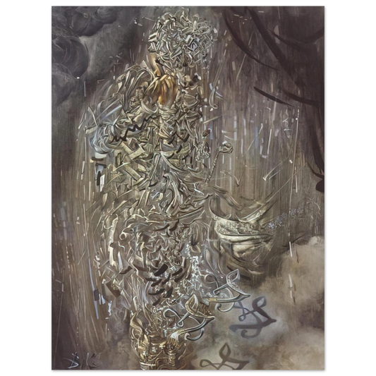 Salvador Dali - SAINT SURROUNDED BY THREE PI MESONS Fine Art Poster - Default Title