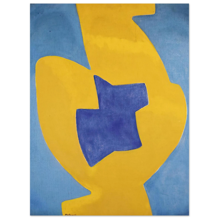 Serge Poliakoff - Composition abstraite - 1968  75x100 cm / 30x40inches Fine Art Poster