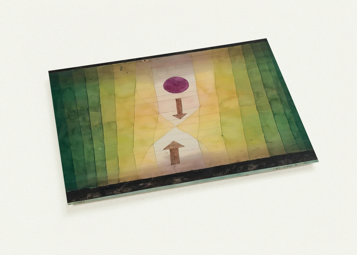 BEFORE THE BLITZ 1923 By Paul Klee Pack of 10 Post Cards | Paul Klee Post Cards | A6 (10.5 x 14.8 cm) - 4.1 x 5.8 inches
