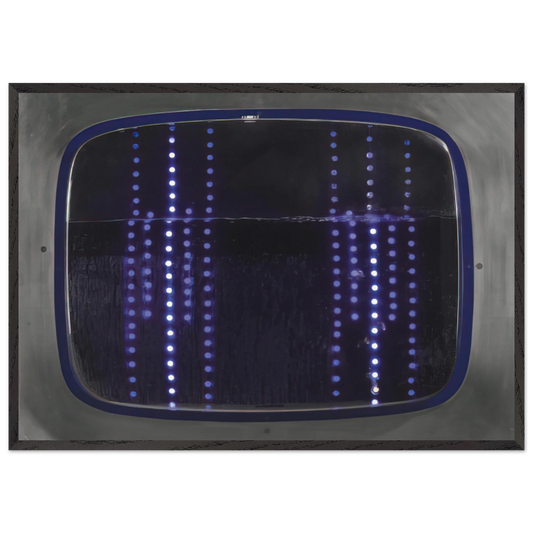 Televisor Hidraulizado 2 - 1956 - Gyula Kosice Framed Art Print – Black Wooden Frame - Default Title - -Framed Art Print