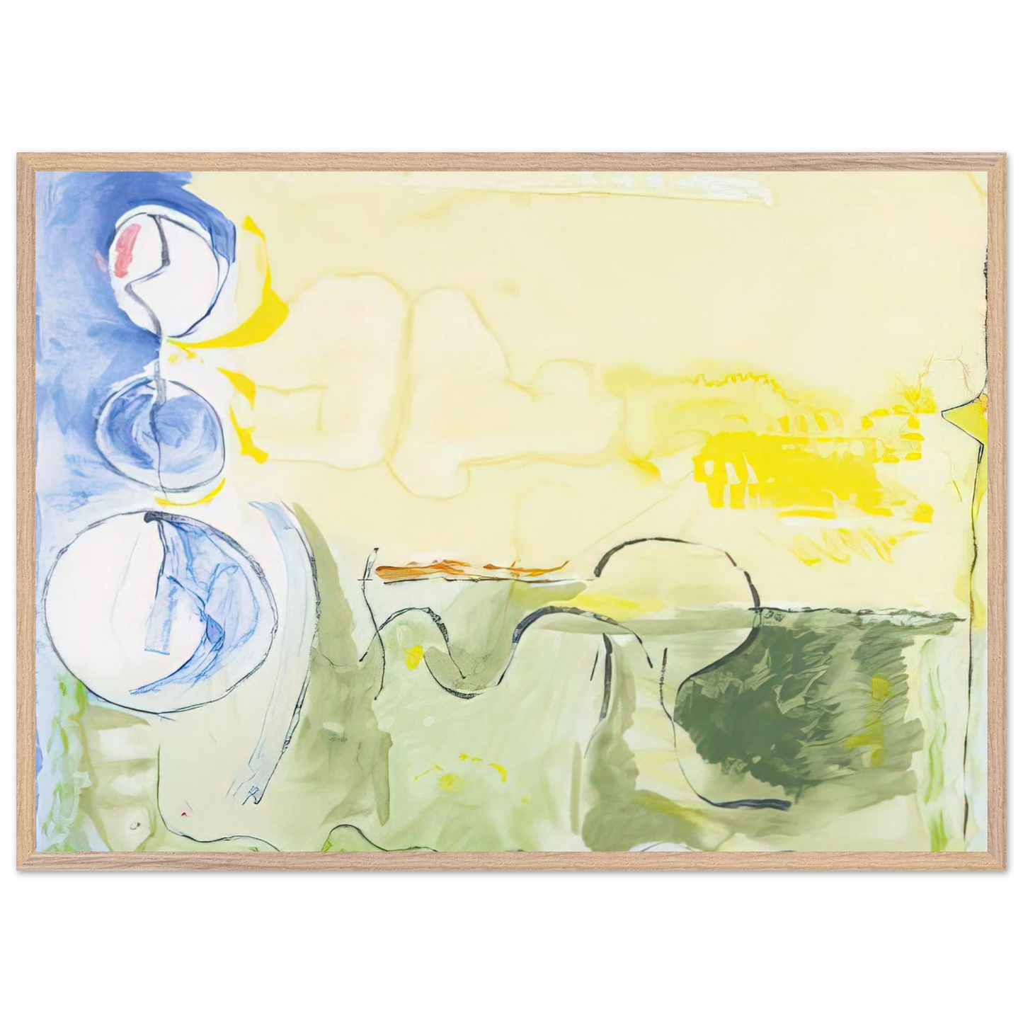 Helen Frankenthaler - Flotilla - 2006 Wall art - A0 (84.1 x 118.9  cm) - Fine Art Poster - -