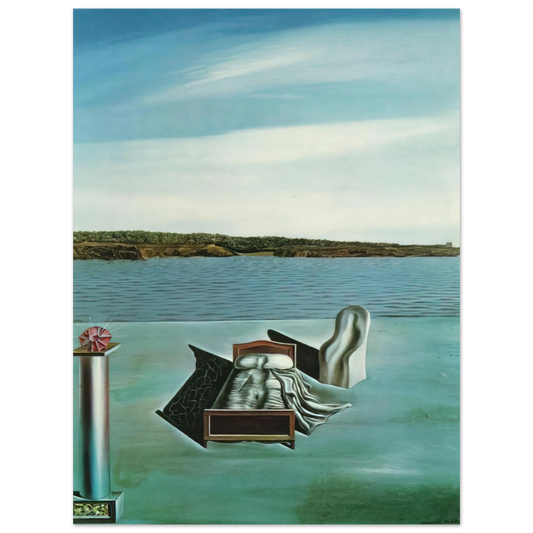 Salvador Dali - SURREALIST COMPOSITION WITH INVISIBLE FIGURES Fine Art Poster - Default Title