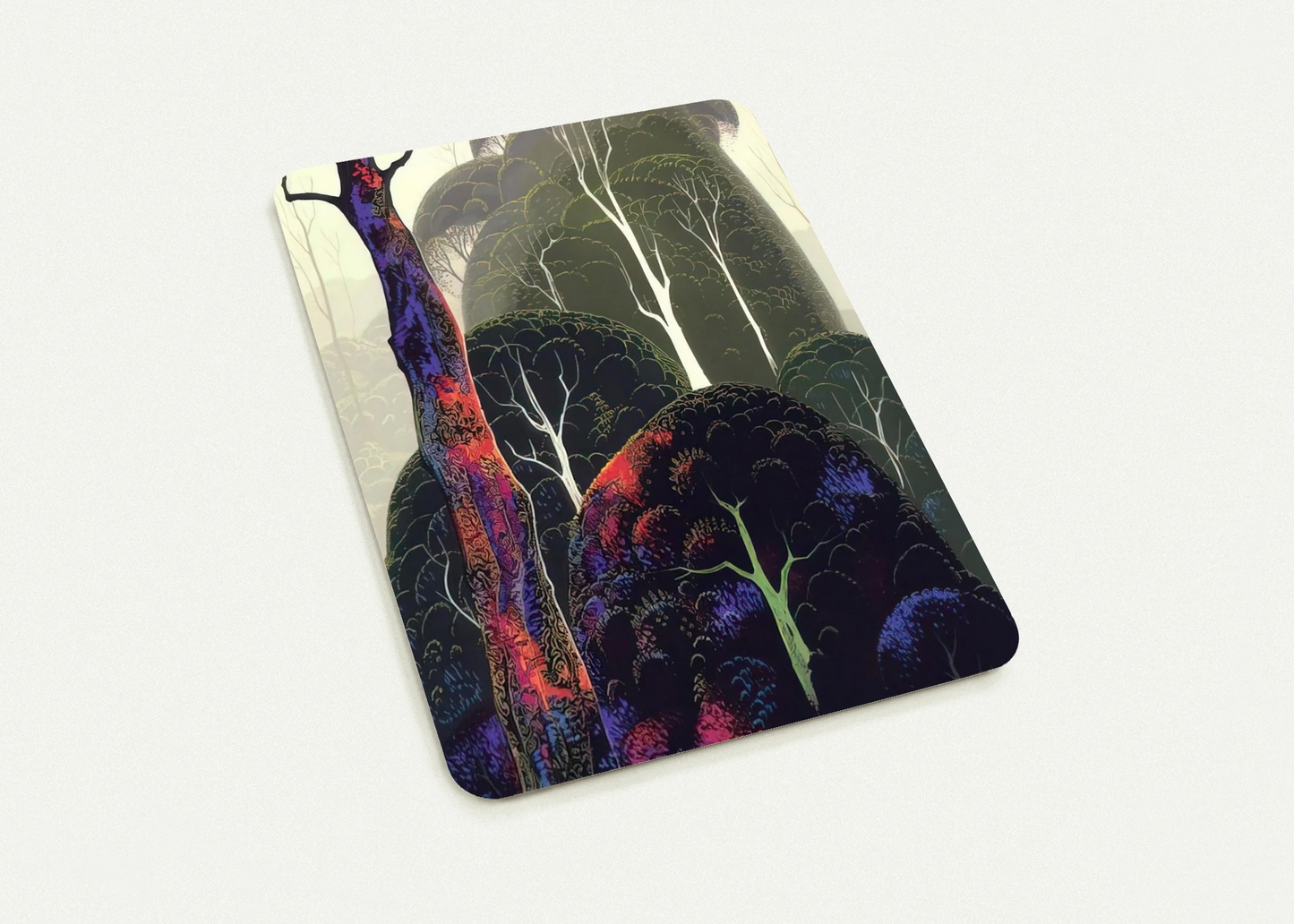 Early Autumn By Eyvind Earle Pack of 10 Post Cards | Eyvind Earle Post Cards | A6 (10.5 x 14.8 cm) - 4.1 x 5.8 inches