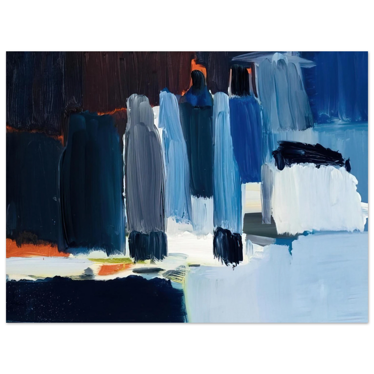 Nicolas de Stael - Nature morte - 1955 Fine Art Poster - 13x18 cm / 5x7 inches