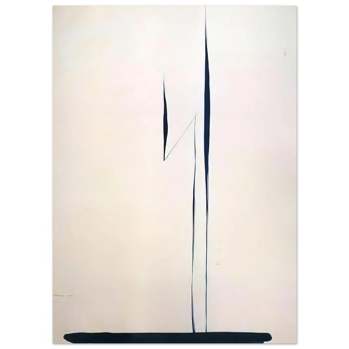 Georgia O'Keeffe - Black Lines 1 Fine Art Poster