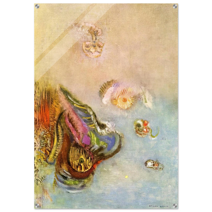 ANIMALS OF THE SEA 1910 - Odilon Redon Acrylic Print - 70x100 cm / 28x40″ inches