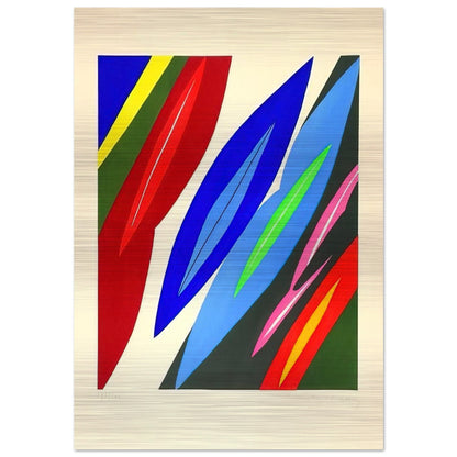 Farblitho 1968 - 2 NOR - 1968 - Ernst Wilhelm Nay Brushed Aluminum Print - 70x100 cm / 28x40 inches | Ernst Wilhelm Nay Aluminum Print | Ernst Wilhelm Nay Prints