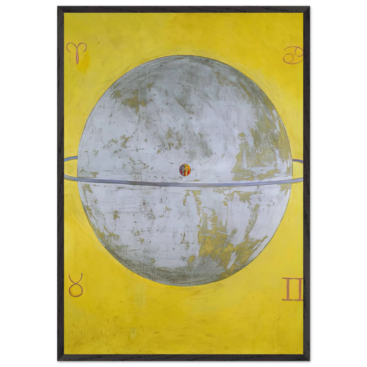 THE DOVE NR 12 1915 - Hilma af Klint Framed Art Print – Black Wooden Frame - Default Title - -Framed Art Print