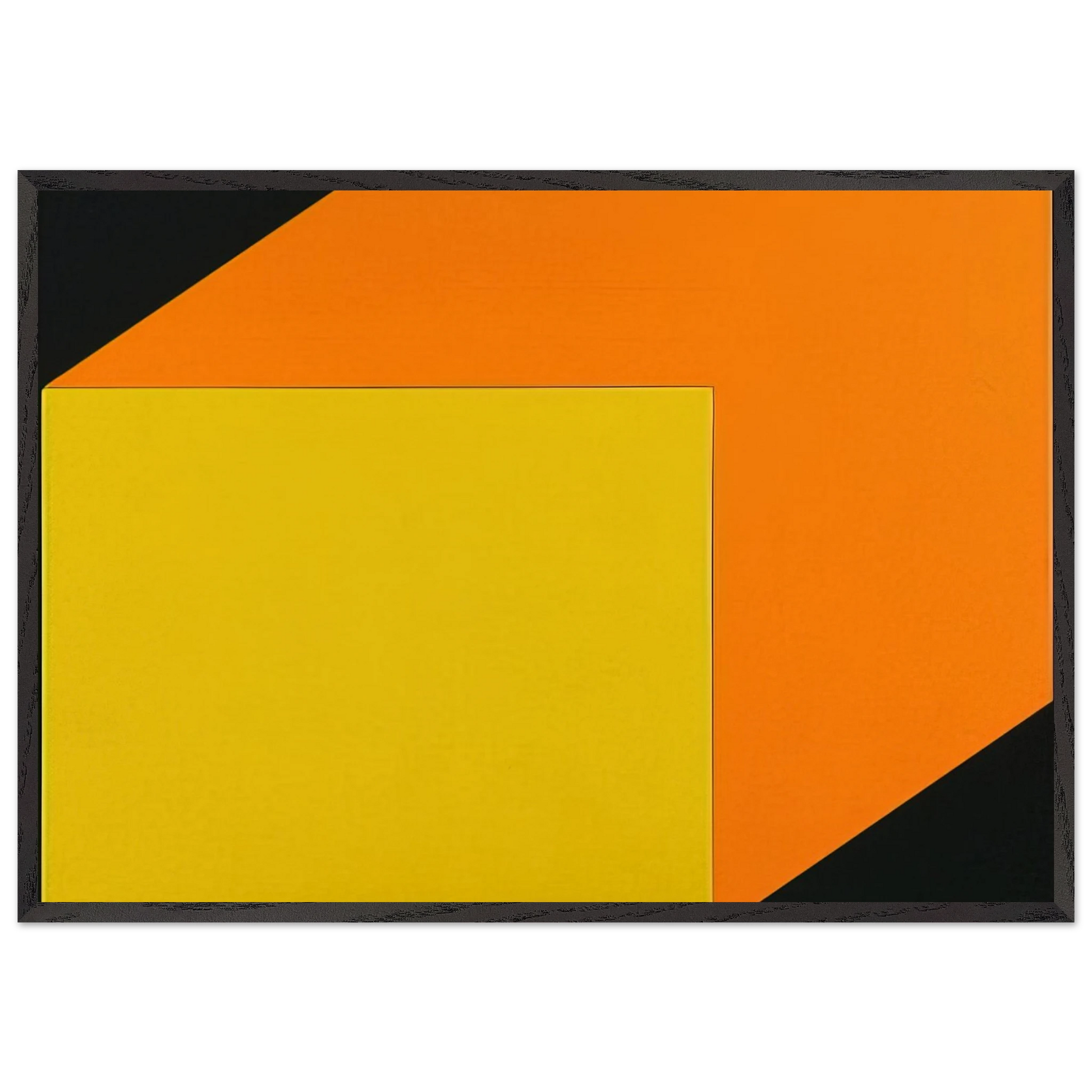 Yellow Orange - Ellsworth Kelly Framed Art Print – Black Wooden Frame - Default Title - -Framed Art Print
