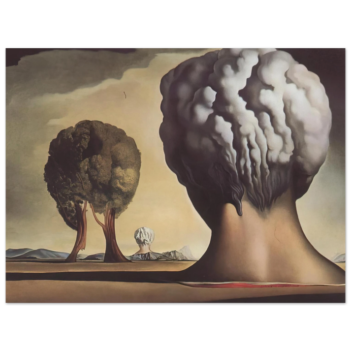 Salvador Dali - HREE SPHINXES OF BIKINI  75x100 cm / 30x40inches Fine Art Poster