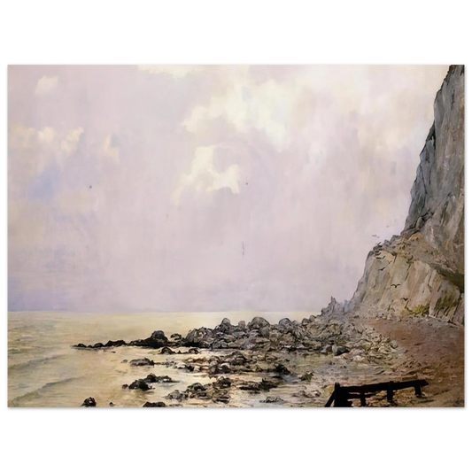 Theo van Rysselberghe - THE CLIFFS OF DOUVRES 1881 Fine Art Poster - Default Title