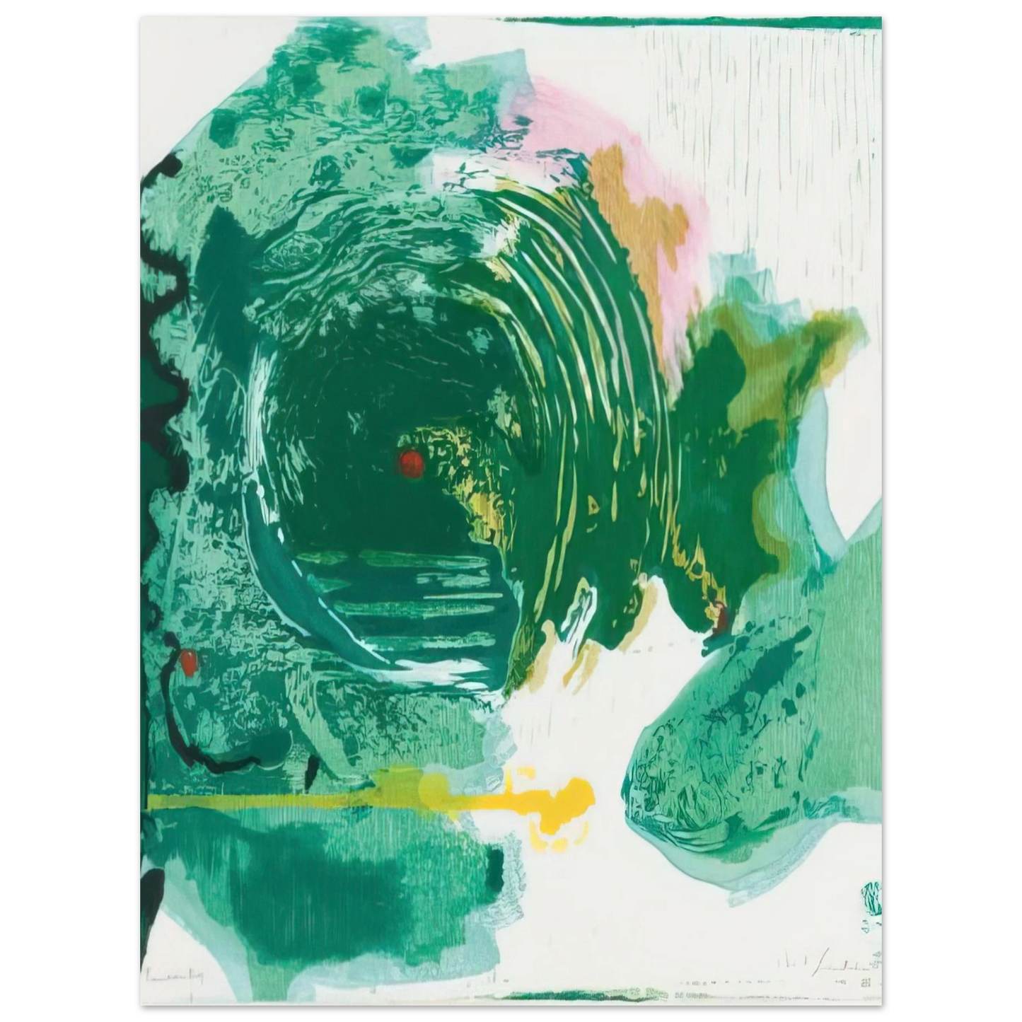 Helen Frankenthaler - Radius - 1993 Wall art - 21x29.7 cm / 8x12" - Fine Art Poster - -