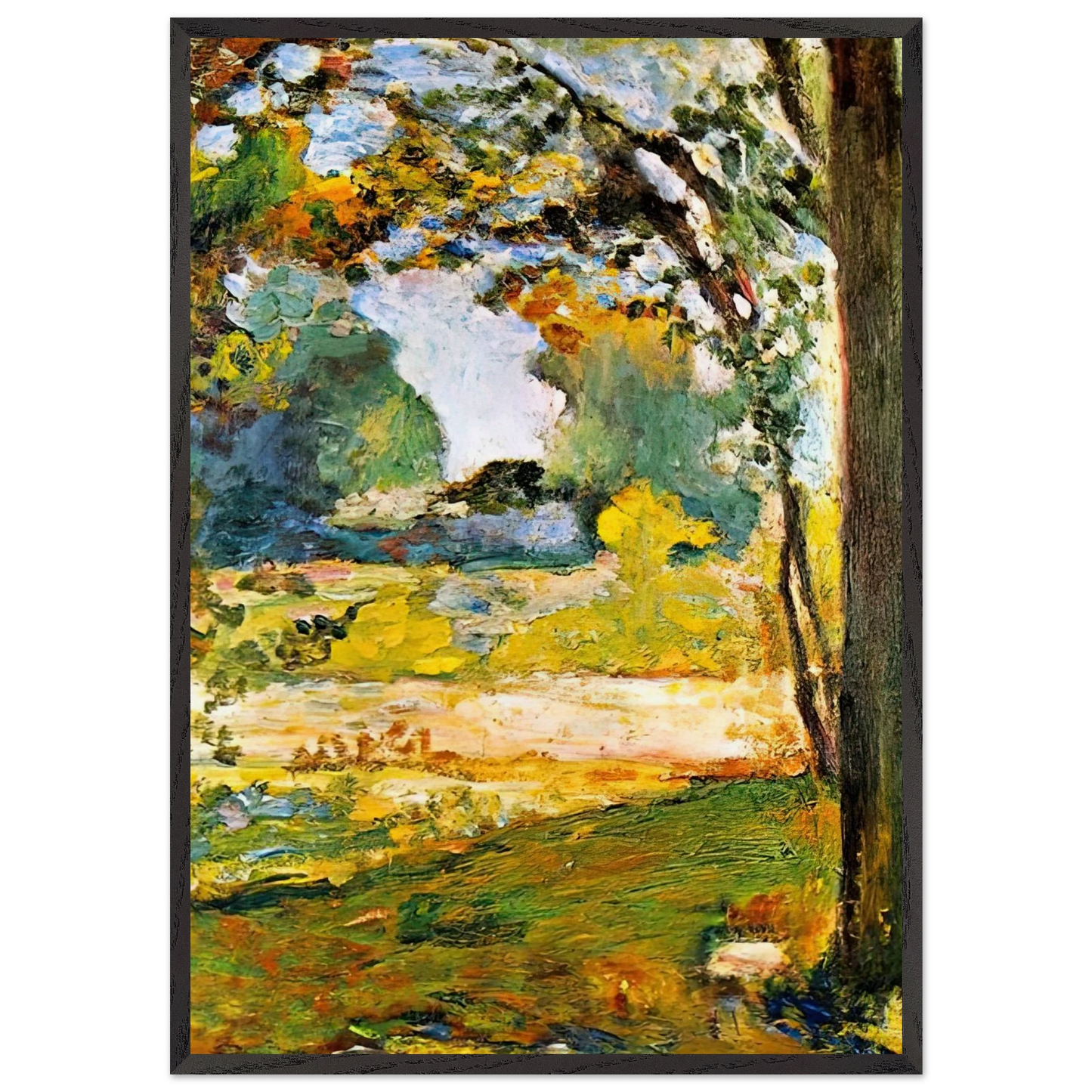 TOULOUSE LANDSCAPE 1898 - Henri Matisse Framed Art Print – Black Wooden Frame - Default Title - -Framed Art Print