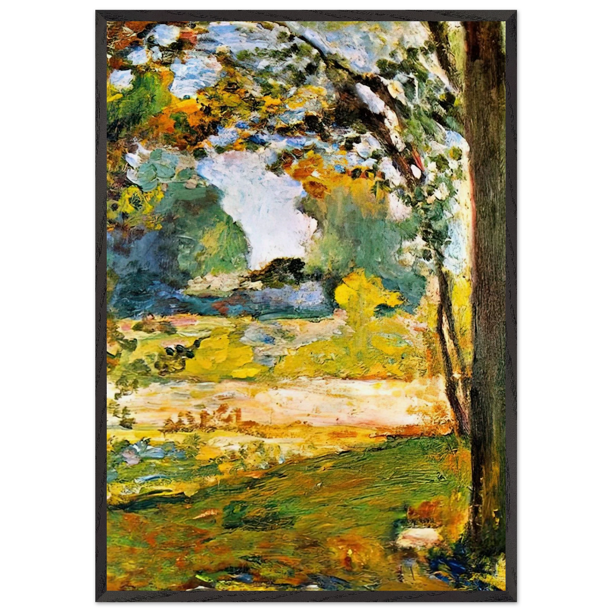 TOULOUSE LANDSCAPE 1898 - Henri Matisse Framed Art Print – Black Wooden Frame - Default Title - -Framed Art Print