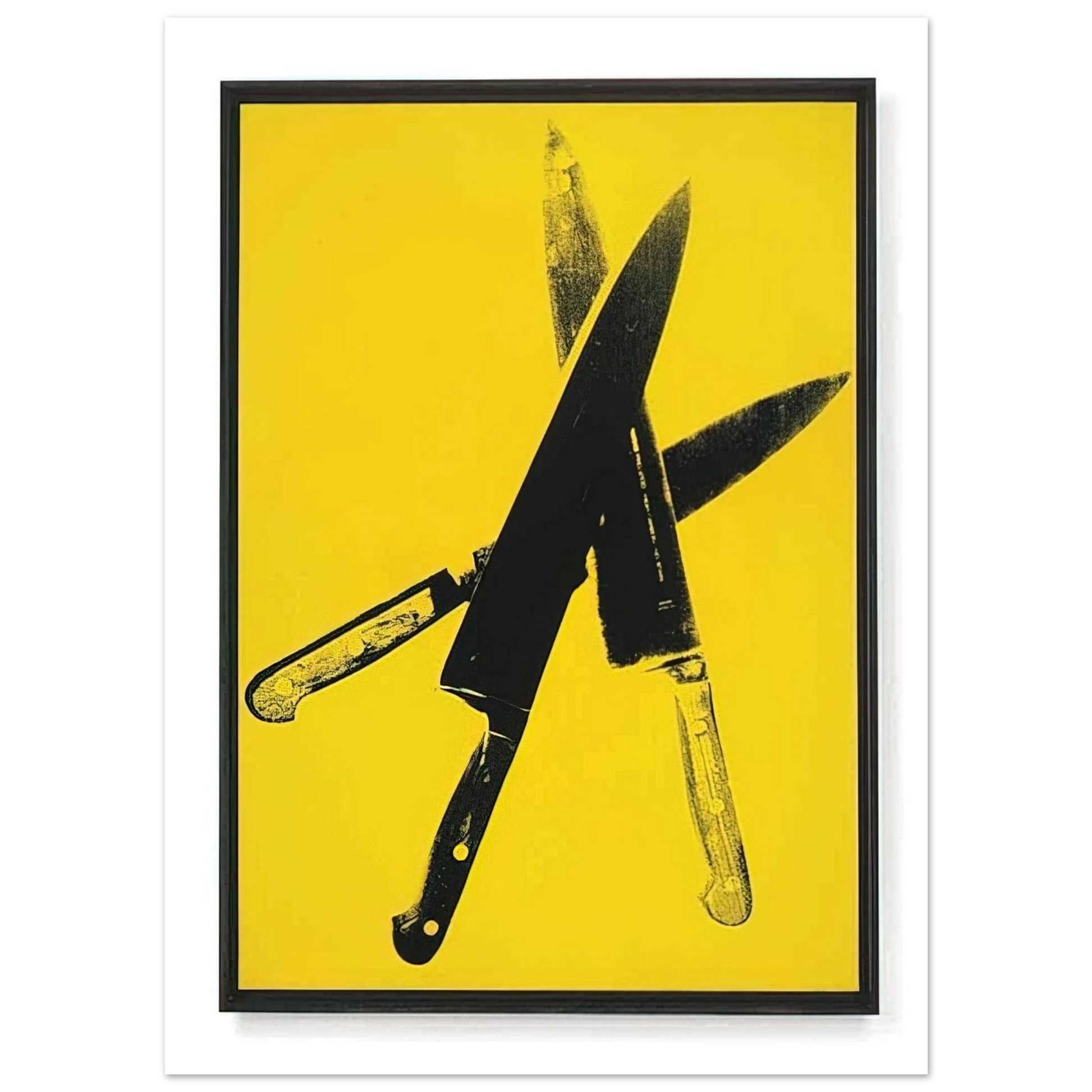 Andy Warhol - Knives Fine Art Poster - 40x60 cm / 16x24 inches